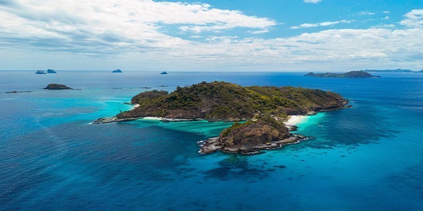 Nosy Tsarabanjina nær Nosy be på Madagaskar