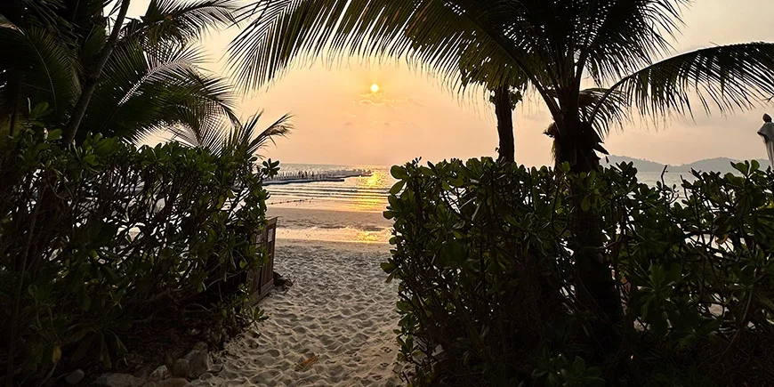 Solnedgang på vakre Koh Samet