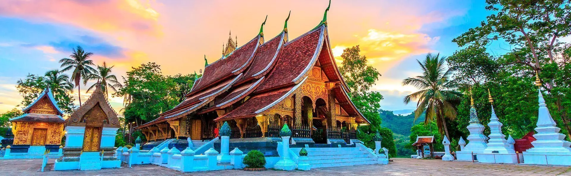 Wat Xieng thong-tempelet i Luang Prabang i Laos