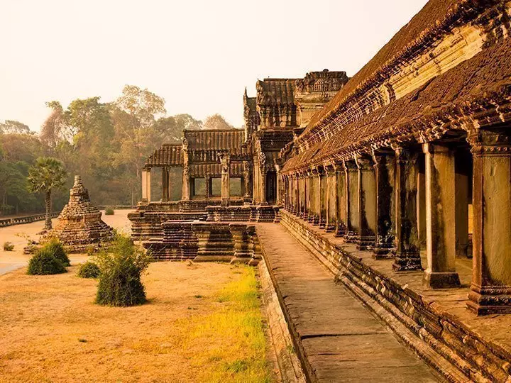 Morgen i Angkor Wat