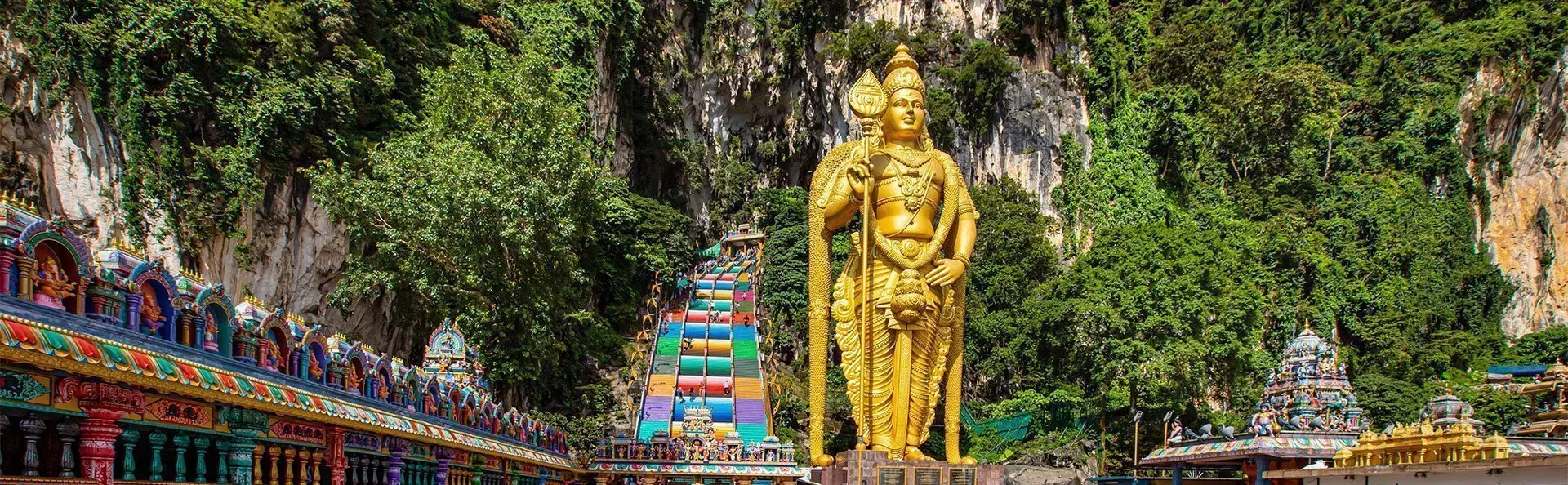 Batu Caves utenfor Kuala Lumpur, hovedstaden i Malaysia